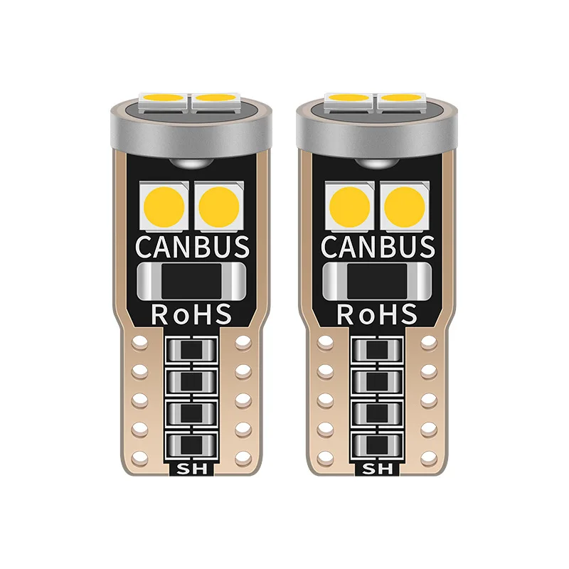 2PCS T10 W5W LED Canbus no error Car Bulb Interior Light 194 501 6SMD 3030 LED 12V Instrument Reading Wedge License Plate Lights
2PCS T10 W5W LED Canbus no error Car Bulb Interior Light 194 501 6SMD 3030 LED 12V Instrument Reading Wedge License Plate Lights