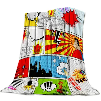 Portable Soft Blanket Anime Explosion Comics Retro Style Throw Blanket Warm Bed Sheets Christmas Decorations For Home Blankets
Portable Soft Blanket Anime Explosion Comics Retro Style Throw Blanket Warm Bed Sheets Christmas Decorations For Home Blankets
