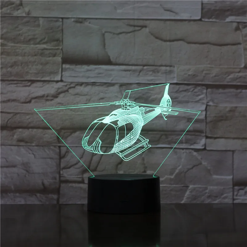 3D-1483 Helicopter Plane 16 Colors Table Lamp Led Night Light for Kids Gift Home Decor Novelty Lighting
3D-1483 Helicopter Plane 16 Colors Table Lamp Led Night Light for Kids Gift Home Decor Novelty Lighting