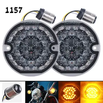 Pair 3 1/4" Bullet Style Front Turn Singal Light Kit with 1157 Base for Softail Electra Glide Ultra Classic Road King
Pair 3 1/4" Bullet Style Front Turn Singal Light Kit with 1157 Base for Softail Electra Glide Ultra Classic Road King