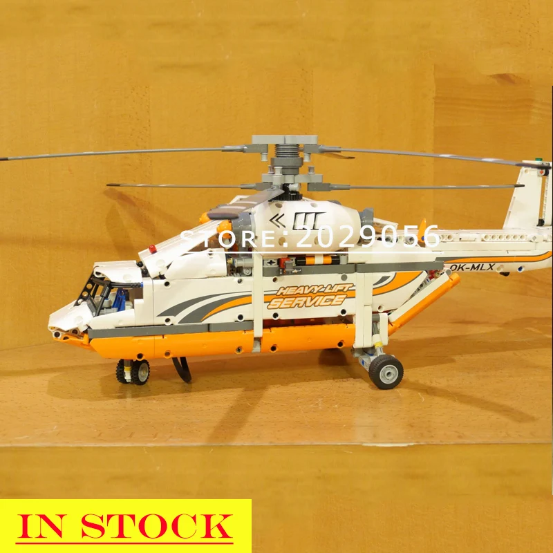 20002 In stock Heavy Lift Helicopter Technic Plane Compatible 42052 90002 Technic Building Bricks Blocks 90004 90038 20015 20021
20002 In stock Heavy Lift Helicopter Technic Plane Compatible 42052 90002 Technic Building Bricks Blocks 90004 90038 20015 20021