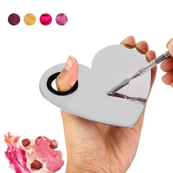 1pc Heart-shaped Cosmetic Manicure Stainless Steel Palette Stick Spatula Foundation Mixing Tool Stainless Steel Makeup Palette
1pc Heart-shaped Cosmetic Manicure Stainless Steel Palette Stick Spatula Foundation Mixing Tool Stainless Steel Makeup Palette