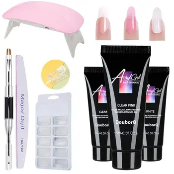 5Pcs/Set Poly Gel Kits Nail Extension Poly Gel Hard Builder Extension Gel Fast Building Finger Nails Design
5Pcs/Set Poly Gel Kits Nail Extension Poly Gel Hard Builder Extension Gel Fast Building Finger Nails Design