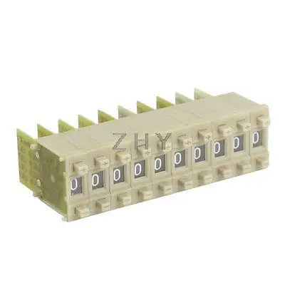 10 Pcs KM2 0-9 Digital BCD Code Thumbwheel Pushwheel Switches Gray 16mm x 6mm
10 Pcs KM2 0-9 Digital BCD Code Thumbwheel Pushwheel Switches Gray 16mm x 6mm