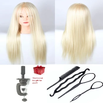 CAMMITEVER 20inch Golden Hair Mannequin Head With 4 Gifts for Practice Woman Mannequin Head Hair Styling Cosmetology Wig Display
CAMMITEVER 20inch Golden Hair Mannequin Head With 4 Gifts for Practice Woman Mannequin Head Hair Styling Cosmetology Wig Display