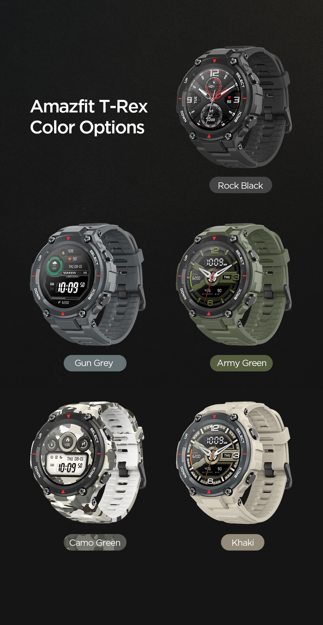 Reloj T-Rex Amazfit