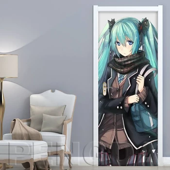3D Door Sticker Self Adhesive Animation Hatsune Mirai Picture Decal Home Decoration Paper For Living Room Waterproof Printed Art
3D Door Sticker Self Adhesive Animation Hatsune Mirai Picture Decal Home Decoration Paper For Living Room Waterproof Printed Art