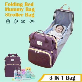 4-in-1 Baby Diaper Backpack Bag Travel Foldable Bed with Mattress Mommy Bag Portable Bassinets Bed for Baby Infant Sleeper
4-in-1 Baby Diaper Backpack Bag Travel Foldable Bed with Mattress Mommy Bag Portable Bassinets Bed for Baby Infant Sleeper