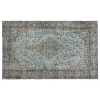 Handmade Blue Vintage Overdyed Turkish Area Rug 177x291 Cm-5'10''X9'7'' 
Handmade Blue Vintage Overdyed Turkish Area Rug 177x291 Cm-5'10''X9'7''