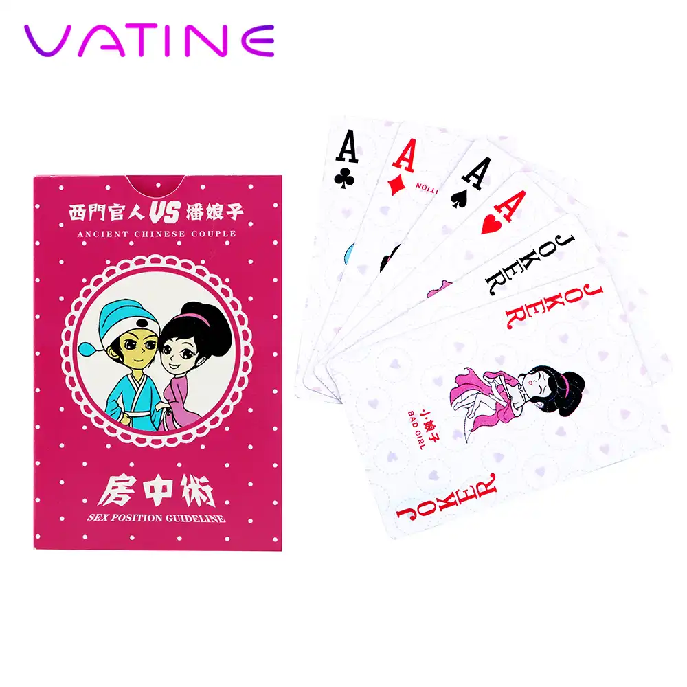 Vatine セックスゲーム愛セクシーな姿勢セックスポーカーカップルのエロおもちゃ大人のおもちゃカップルバートランプゲームセックスエロ製品 大人のゲーム Gooum