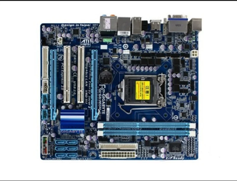 

Gigabyte GA-H55M-D2H 100% Original Motherboard LGA1156 DDR3 8G H55 D2H H55M-D2H Desktop Mainboard SATAII Systemboard Used
