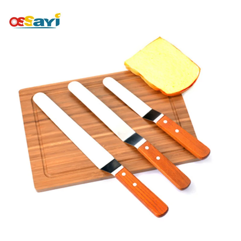Stainless Steel Cake Baking Pastry Spatula Cream Butter Smooth Tools | Дом и сад
