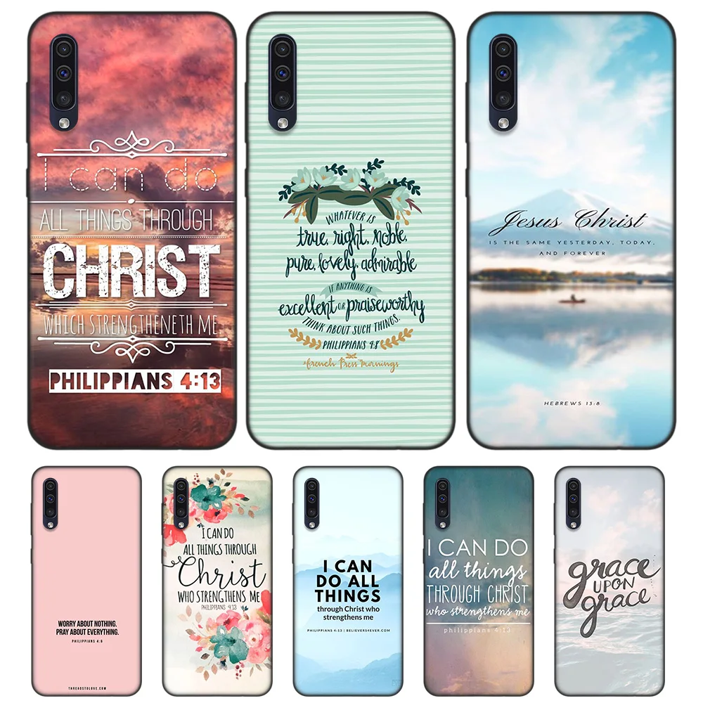 Blcak Soft Silicone Case Cover for Samsung Galaxy A6 A7 Plus 2018 A10 A20 A30 A40 A50 A60 A70 A80 A20E Fundas Capa Bible verse P
Blcak Soft Silicone Case Cover for Samsung Galaxy A6 A7 Plus 2018 A10 A20 A30 A40 A50 A60 A70 A80 A20E Fundas Capa Bible verse P