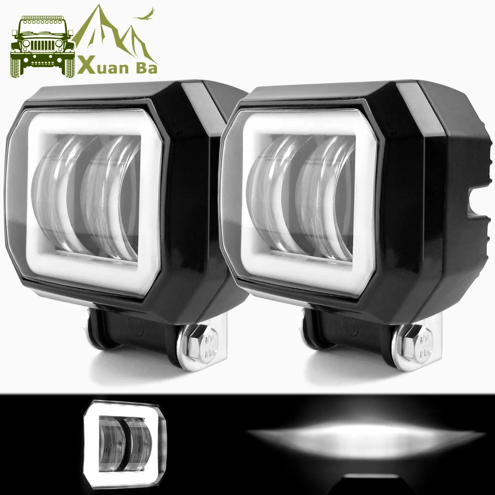 3 Inch Angel Eyes Led Work Light 12V 24V For Car DRL Halo 4x4 Offroad Motorcycle Bicycle ATV SUV Truck Working Driving Lights
3 Inch Angel Eyes Led Work Light 12V 24V For Car DRL Halo 4x4 Offroad Motorcycle Bicycle ATV SUV Truck Working Driving Lights
