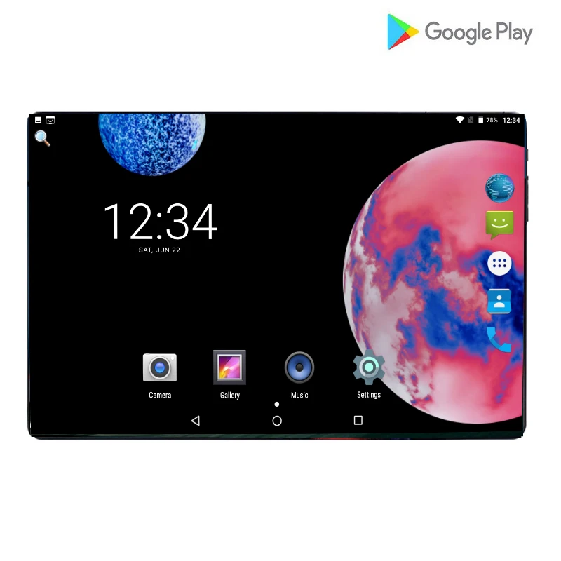 2019 супер закаленное 2.5D стекло 10 1 дюймов Планшеты Android 9 0 Восьмиядерный 6 Гб ram 64 rom