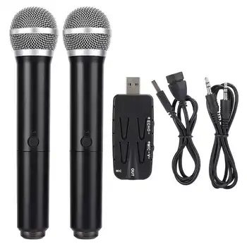 2 Microphone with 1 Receiver Set USB Microphone for TV / Computer / Audio Computer Accessories Hot
2 Microphone with 1 Receiver Set USB Microphone for TV / Computer / Audio Computer Accessories Hot
