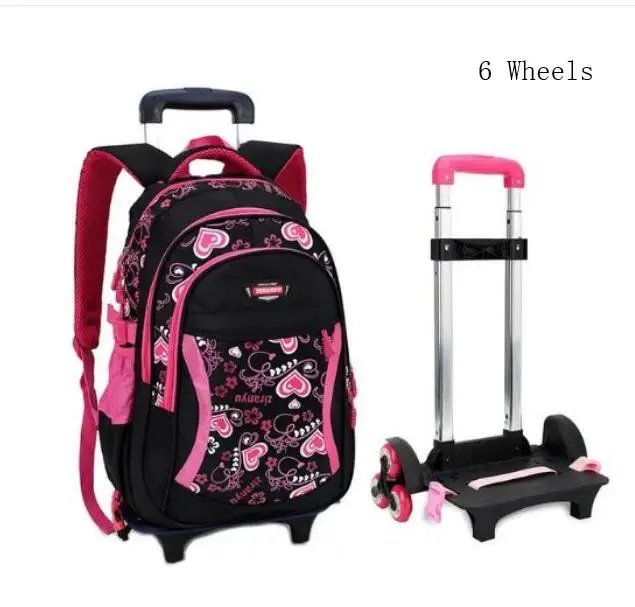 School Rolling backpack Bags kids travel trolley bag Children school wheeled backpack for girls 6 wheels school trolley bag girl
School Rolling backpack Bags kids travel trolley bag Children school wheeled backpack for girls 6 wheels school trolley bag girl