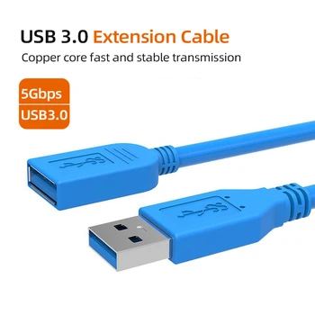 3m 5m USB 3.0 Type A Male to A Female Super Speed Extension Cable Data Sync Extension Cable For PC Laptop Mouse Keyboard
3m 5m USB 3.0 Type A Male to A Female Super Speed Extension Cable Data Sync Extension Cable For PC Laptop Mouse Keyboard