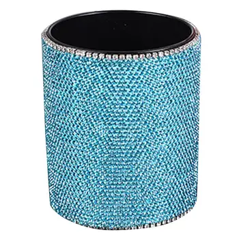 Desk Organizer Round Square Fashion Gift Cosmetic Pen Holder School Comb Brushes Pencil Container Rhinestone Portable 
Desk Organizer Round Square Fashion Gift Cosmetic Pen Holder School Comb Brushes Pencil Container Rhinestone Portable
