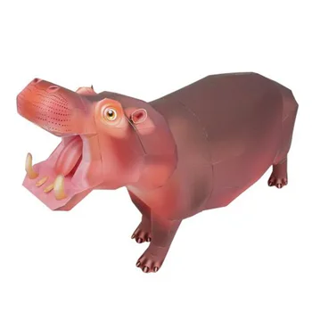 Hippopotamus Folding Cutting Mini Cute Hippo 3D Paper Model Papercraft Pet Animal Figure DIY Kids Adult Craft Toys QD-087
Hippopotamus Folding Cutting Mini Cute Hippo 3D Paper Model Papercraft Pet Animal Figure DIY Kids Adult Craft Toys QD-087