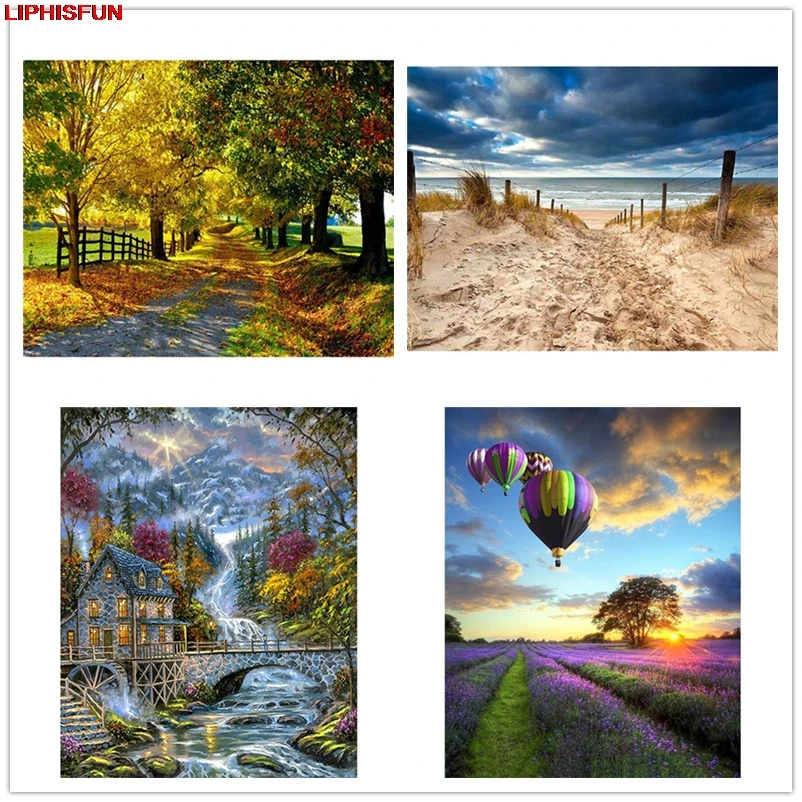 5D Diy Diamond Painting Full Drill Square/round Rhinestone Diamond Embroidery Cross Stitch Home Decor seaside forest cabin scene
5D Diy Diamond Painting Full Drill Square/round Rhinestone Diamond Embroidery Cross Stitch Home Decor seaside forest cabin scene