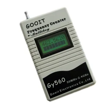 GY560 Frequency Counter Mini Handhold Meter for Two Way Radio Transceiver GSM 50 MHz-2.4 GHz LCD Display
GY560 Frequency Counter Mini Handhold Meter for Two Way Radio Transceiver GSM 50 MHz-2.4 GHz LCD Display
