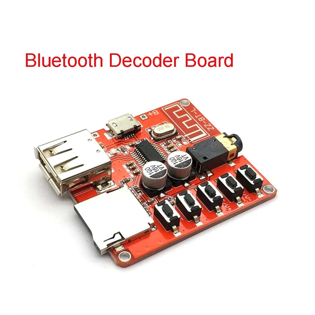 Bluetooth Decoder Board MP3 Lossless Car Speaker Amplifier Modified Bluetooth 4.1 Circuit Board
Bluetooth Decoder Board MP3 Lossless Car Speaker Amplifier Modified Bluetooth 4.1 Circuit Board