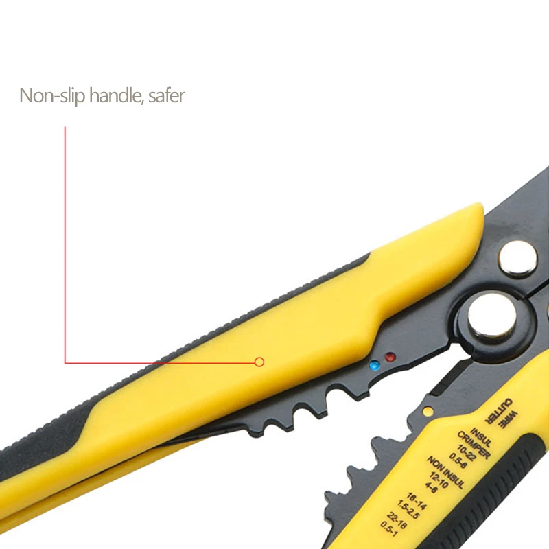 0.2-6mm Crimper Cable Cutter Multifunctional Pliers High-precision Automatic Wire Stripper For Cable Cutting Hand Electric Tools 0.2-6mm Crimper Cable Cutter Multifunctional Pliers High-precision Automatic Wire Stripper For Cable Cutting Hand Electric Tools