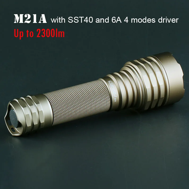 Convoy M21A Luminus SST40 Led Flashlight Desert Tan Lantern High Powerful Torch C8+ 21700 Version Camp Lamp Work Light 2300lm
Convoy M21A Luminus SST40 Led Flashlight Desert Tan Lantern High Powerful Torch C8+ 21700 Version Camp Lamp Work Light 2300lm