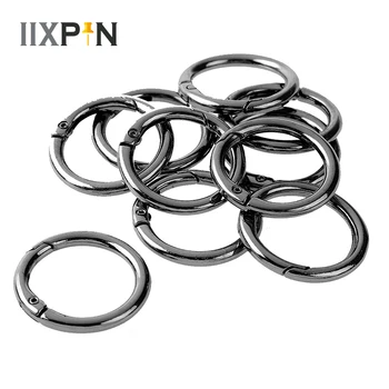10Pcs Buckles Clips Round Carabiner Clips Spring Snap Hooks Zinc Alloy Gate O-Ring Buckle Clips Keychain Handbags Accessories
10Pcs Buckles Clips Round Carabiner Clips Spring Snap Hooks Zinc Alloy Gate O-Ring Buckle Clips Keychain Handbags Accessories