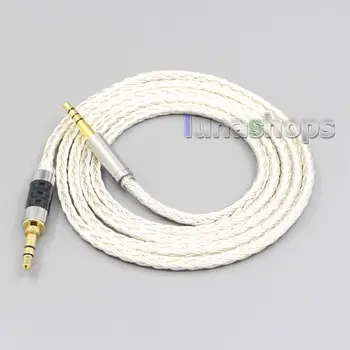 

LN007246 16 Core OCC Silver Plated Headphone Cable For Audio Technica ATH-WS660BT WS990BT WS1100iS ATH-M50xBT SR50 SR50BT