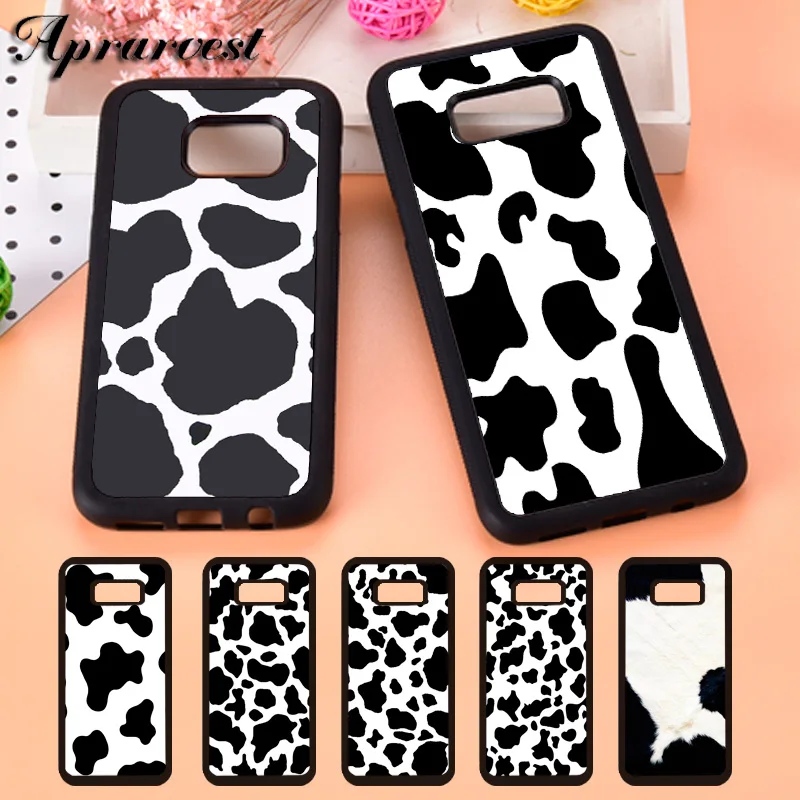 Aprarvest White Black Cow Symbol Pattern Print Phone Case Cover For Samsung S5 S6 S7 edge S8 S9 Plus S10 lite S10E Note 5 8 9 10
Aprarvest White Black Cow Symbol Pattern Print Phone Case Cover For Samsung S5 S6 S7 edge S8 S9 Plus S10 lite S10E Note 5 8 9 10
