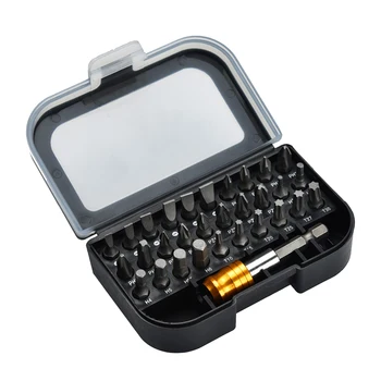 31pcs Power Bit Set Screwdriver Bit Sets Chrome Vanadium Steel Assortment Set Square Screw Bits Power Tools A30
31pcs Power Bit Set Screwdriver Bit Sets Chrome Vanadium Steel Assortment Set Square Screw Bits Power Tools A30