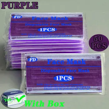 Purple Individually Packed Mouth Mask 3-Layer Disposable Mask Filter Anti-fog Dust Face Masks 3-layer Ear Loop Mouth Face Mask
Purple Individually Packed Mouth Mask 3-Layer Disposable Mask Filter Anti-fog Dust Face Masks 3-layer Ear Loop Mouth Face Mask