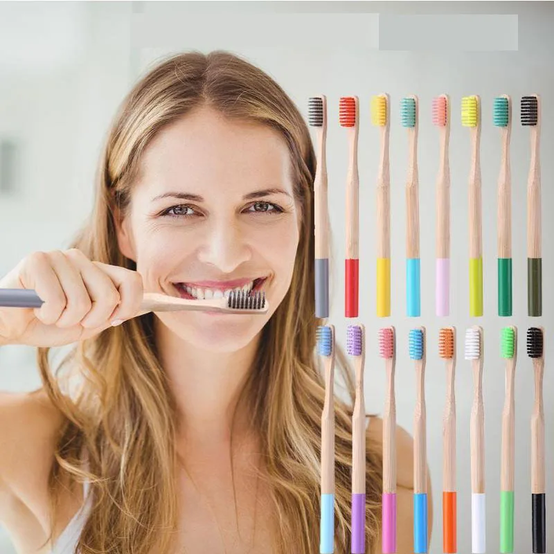 10 Pcs Random Color Bamboo Toothbrush Three Kind Choose Eco Friendly Tooth Brush Soft Bristle Tip Charcoal Oral Care Toothbrush
10 Pcs Random Color Bamboo Toothbrush Three Kind Choose Eco Friendly Tooth Brush Soft Bristle Tip Charcoal Oral Care Toothbrush