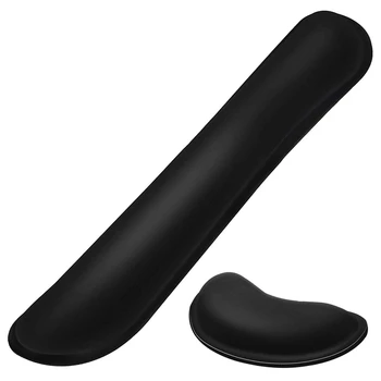 Gel Memory Foam Set Keyboard Wrist Rest Pad, Mouse Wrist Cushion Support for Office, Lightweight,Black
Gel Memory Foam Set Keyboard Wrist Rest Pad, Mouse Wrist Cushion Support for Office, Lightweight,Black