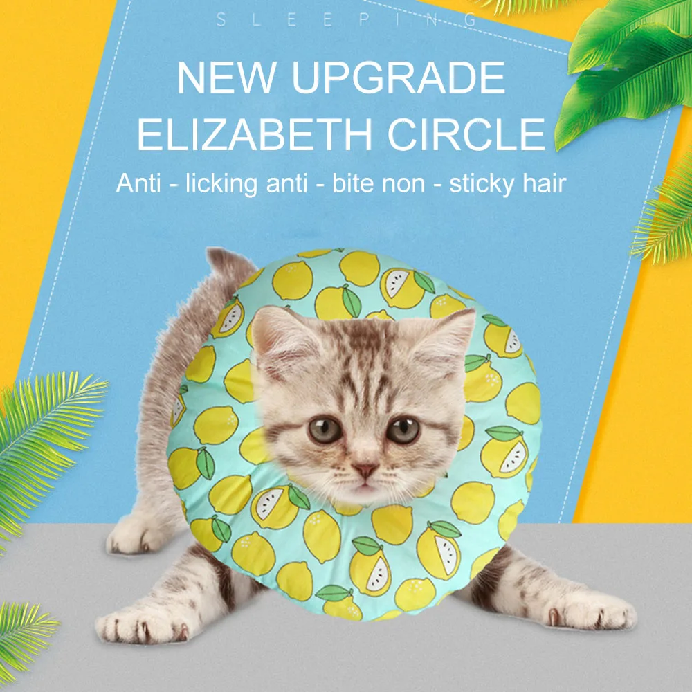 Cat Elizabethan Collar Pet Dog Neck Cone Recovery Collar For Anti-Bite Lick Surgery Cute Pattern For Cat And Dog Dropshipping
Cat Elizabethan Collar Pet Dog Neck Cone Recovery Collar For Anti-Bite Lick Surgery Cute Pattern For Cat And Dog Dropshipping
