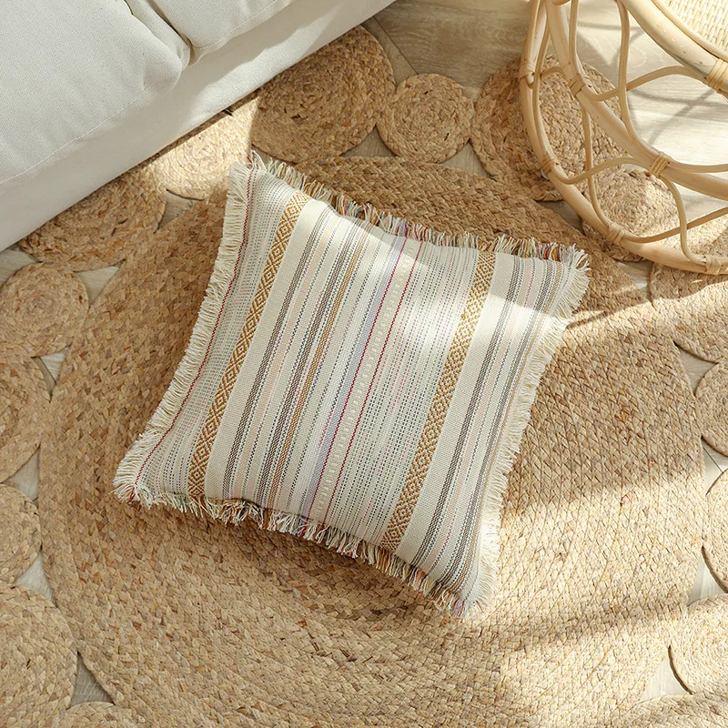 2022 Bohemia Classical Stripe Cushion Cover Decorative Pillow Case Simple Modern Room Sofa Chair Bed Square Coussin
2022 Bohemia Classical Stripe Cushion Cover Decorative Pillow Case Simple Modern Room Sofa Chair Bed Square Coussin