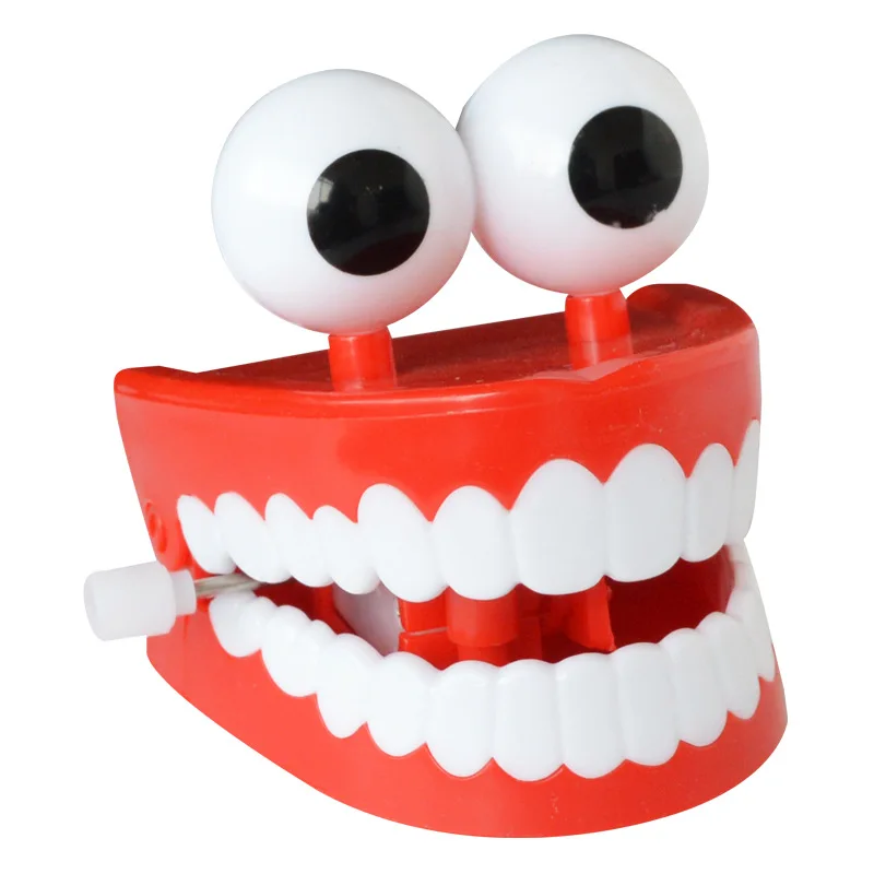 Spring Jumping Tooth Winding Toy Dentures Weird Funny Model Toy Halloween Funny Toy
Spring Jumping Tooth Winding Toy Dentures Weird Funny Model Toy Halloween Funny Toy