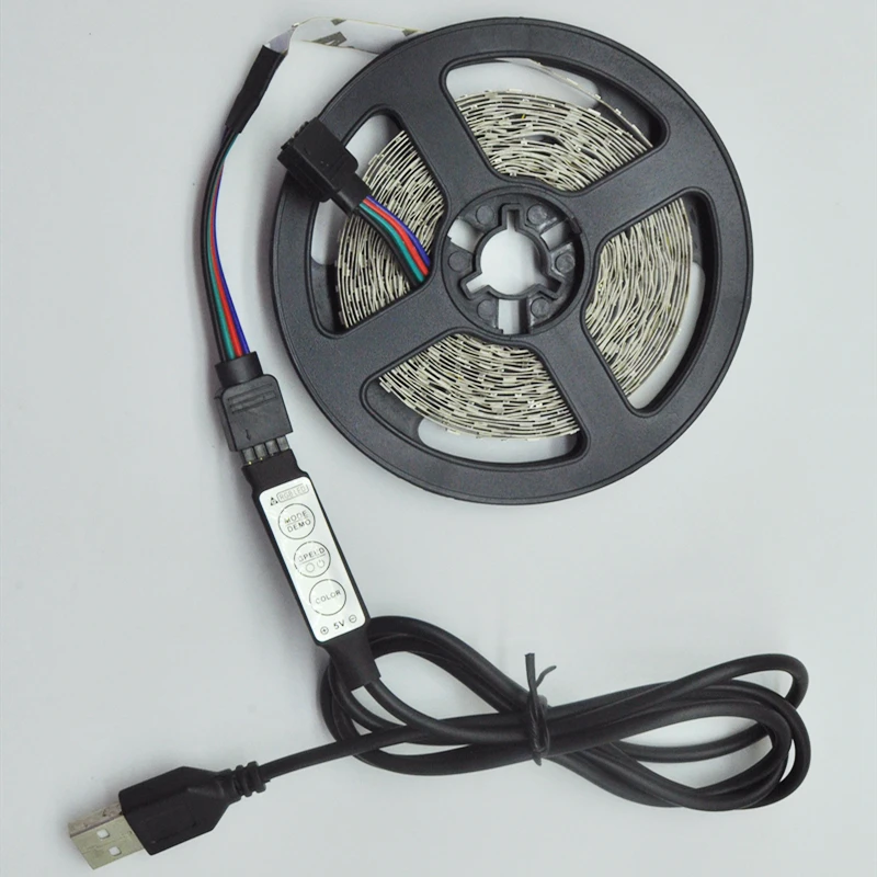 LED Strip Light 3Key Control USB Cable Flexible Lamp SMD 2835 1M 2M 3M 4M 5M Tape Diode DC 5V Desk Screen TV Background Lighting
LED Strip Light 3Key Control USB Cable Flexible Lamp SMD 2835 1M 2M 3M 4M 5M Tape Diode DC 5V Desk Screen TV Background Lighting
