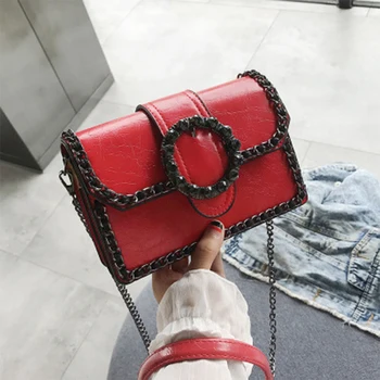 High Quality Metal Rhinestone Lock Messenger Bags For Women Fashion Chain Shoulder Bags Women Simple Soild Color Crossbody Bag
High Quality Metal Rhinestone Lock Messenger Bags For Women Fashion Chain Shoulder Bags Women Simple Soild Color Crossbody Bag