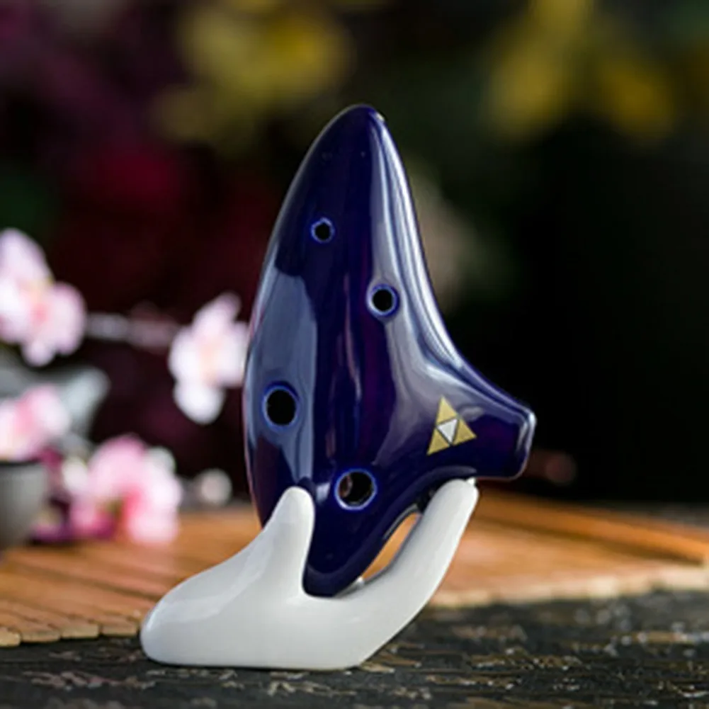 White 6/12 Hole Ocarina Collector Ceramic Hand Stand Base For Music Lovers Woodwind Musical Instruments Repair Parts
White 6/12 Hole Ocarina Collector Ceramic Hand Stand Base For Music Lovers Woodwind Musical Instruments Repair Parts