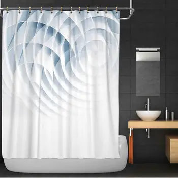 Geometric Decor Shower Curtain,Futuristic Digital Spirals with Dimensional Line Features Roll Vortex Print for Bathroom,84''W x
Geometric Decor Shower Curtain,Futuristic Digital Spirals with Dimensional Line Features Roll Vortex Print for Bathroom,84''W x