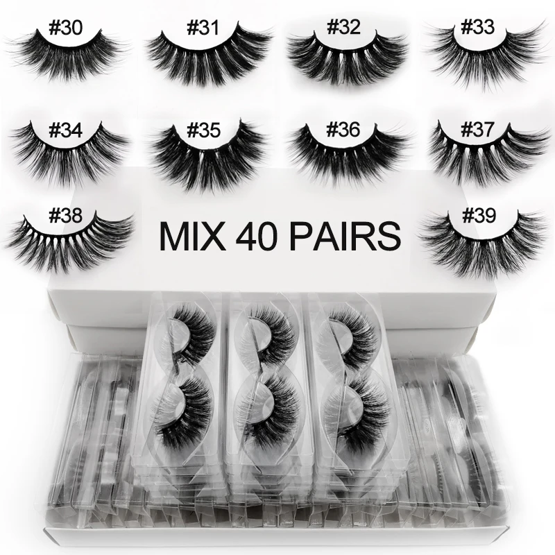 Wholesale 3D lashes 20/30/40/50/100 pairs fluffy wispy fake eyelash extension in bulk make up mink cilios Maquiagem faux cils
Wholesale 3D lashes 20/30/40/50/100 pairs fluffy wispy fake eyelash extension in bulk make up mink cilios Maquiagem faux cils