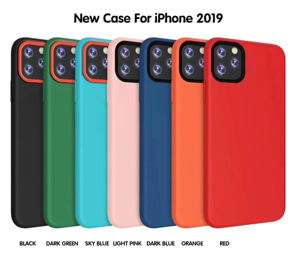 For New iPhone 11 Case Anti-knock Liquid Silicone Soft Case Cover for iPhone 11 Pro ProMax Soft Silicone Protect Cases Coque
For New iPhone 11 Case Anti-knock Liquid Silicone Soft Case Cover for iPhone 11 Pro ProMax Soft Silicone Protect Cases Coque
