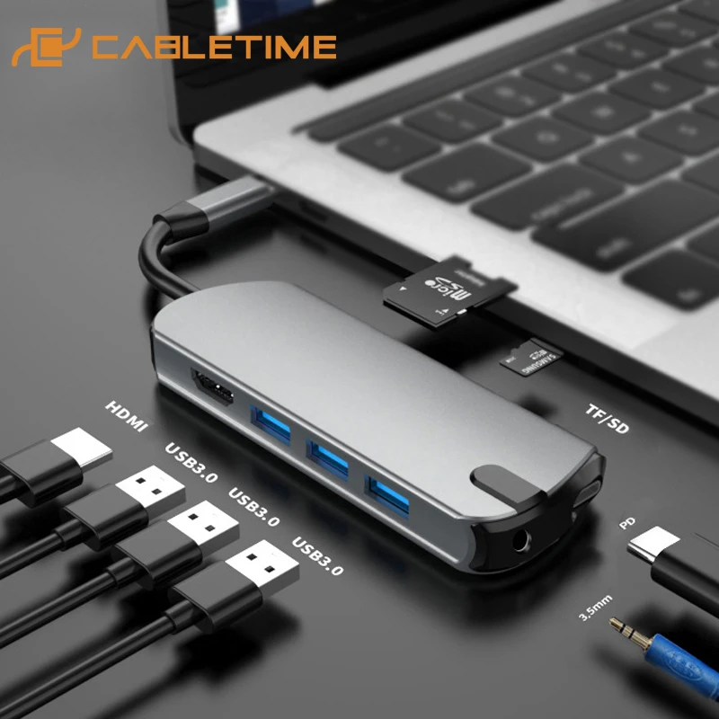 CABLETIME USB C HUB Type C to HDMI HUB Adapter for MacBook Samsung Dex Galaxy S10/S9 USB-C Converter Thunderbolt HDMI C283
CABLETIME USB C HUB Type C to HDMI HUB Adapter for MacBook Samsung Dex Galaxy S10/S9 USB-C Converter Thunderbolt HDMI C283