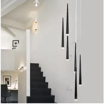 Nordic creative stairwell rotating duplex building large chandelier modern minimalist personality restaurant aisle led long lamp
Nordic creative stairwell rotating duplex building large chandelier modern minimalist personality restaurant aisle led long lamp