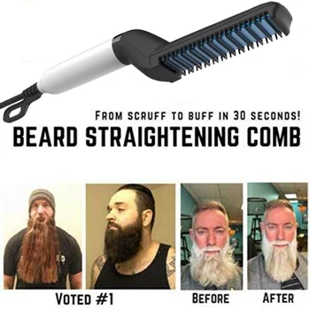 Quick Beard Straightener Comb Hair Brush Electric Hair Styler Comb For Men Beard Straighten Straightening Hair Curler Curling
Quick Beard Straightener Comb Hair Brush Electric Hair Styler Comb For Men Beard Straighten Straightening Hair Curler Curling