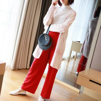 Women Pink Blue Long Cardigan Sweater Top Contrast Loose Knitted Cardigan Sweater Women Knitting Female Fall Cardigan Pull Femme
Women Pink Blue Long Cardigan Sweater Top Contrast Loose Knitted Cardigan Sweater Women Knitting Female Fall Cardigan Pull Femme