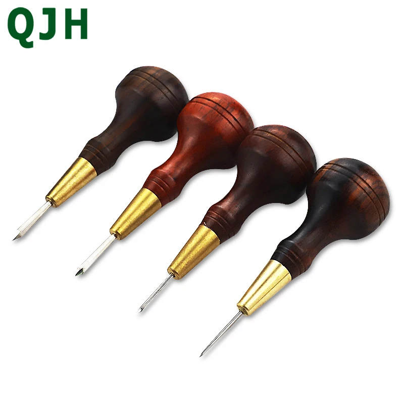 DIY leather punch tool wooden handle awl hole punch leather craft Hand Stitching drilling hole punch suture reaming Awl
DIY leather punch tool wooden handle awl hole punch leather craft Hand Stitching drilling hole punch suture reaming Awl